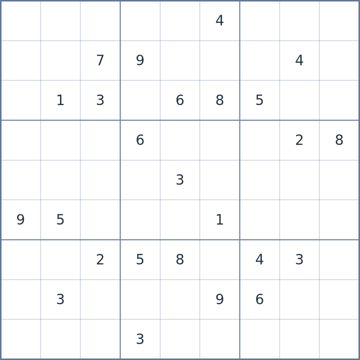Sudoku #62026102610
