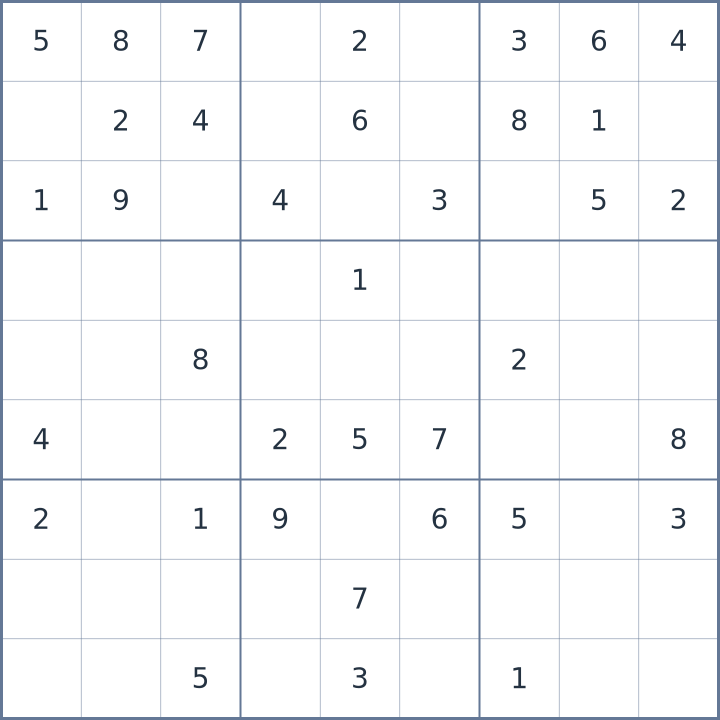 Sudoku #62026103110